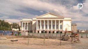 Площадь 400 летия Тюмени стала местом для строительных экспериментов