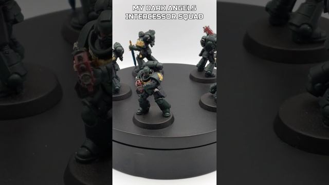 Dark Angels Space Marine Intercessor Squad Painted - Warhammer 40K смотреть онлайн