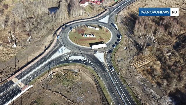 Западный обход г Иваново с высоты птичьего полета смотреть онлайн