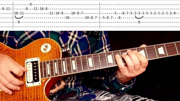 Играем Соло Smoke On The Water - Deep Purple! Разбор с табами!