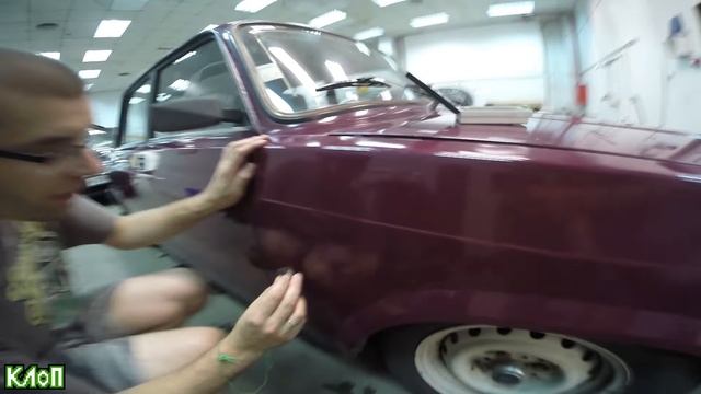 VLOG Жига/ Исправление косяков покраски и полировка автомобиля смотреть онлайн