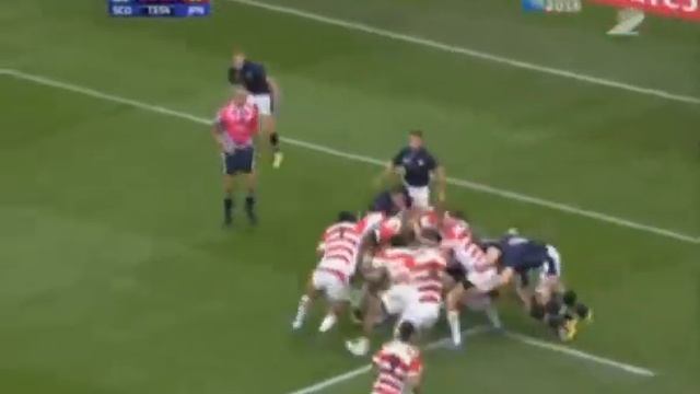 RWC 2015 Scotland Vs Japan Mafi Try смотреть онлайн