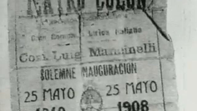 Inauguración del teatro Colon :Mayo de 1908 . смотреть онлайн