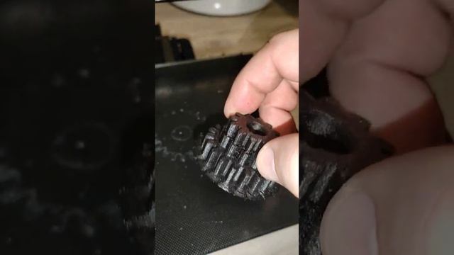 3d печать. Шестерня для настольного сверлильного станка. NYLON SUPER Carbon 2 смотреть онлайн
