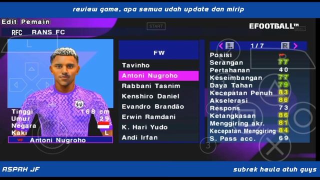 efootball PES 2024 PPSSPP Mod Bri Liga 1 Indonesia & Liga Eropa di Android Offline 2024 Terbaru смотреть онлайн