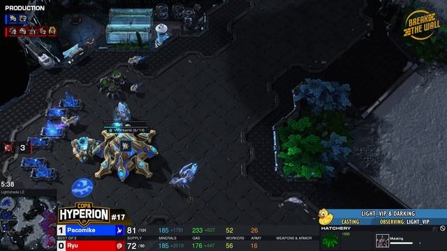 Pacomike vs Ryu - PvZ | Copa Hyperion #17 | Biweekly LatAm StarCraft 2 Tournament смотреть онлайн