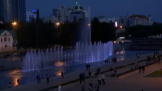 Открытие светового фонтана смотреть онлайн