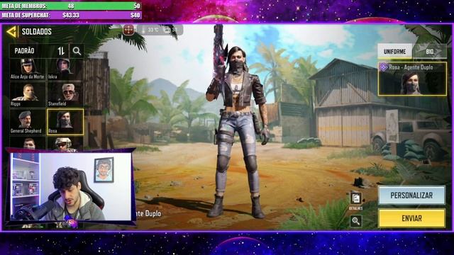 99% NÃO TÊM! MINHAS SKINS MAIS RARAS e RAÍZ de PERSONAGENS no COD MOBILE! (MUITO GHOST) смотреть онлайн