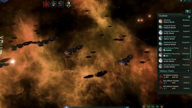 Full battle with Stellar Devourer! There is a huge fleet! - Stellaris смотреть онлайн