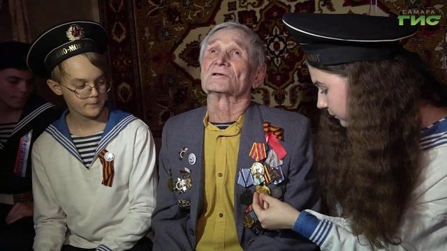 В Самаре ветеран Великой Отечественной войны Виктор Фокин отметил свой 95-летний юбилей смотреть онлайн