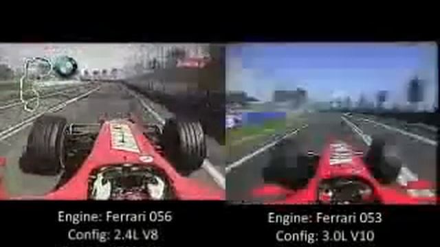 f1 comparison ferrari 2007 2004 kimi shumi albert park смотреть онлайн