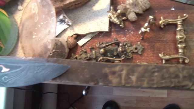 Всечка по металлу, пробы на незакаленных на клинках смотреть онлайн