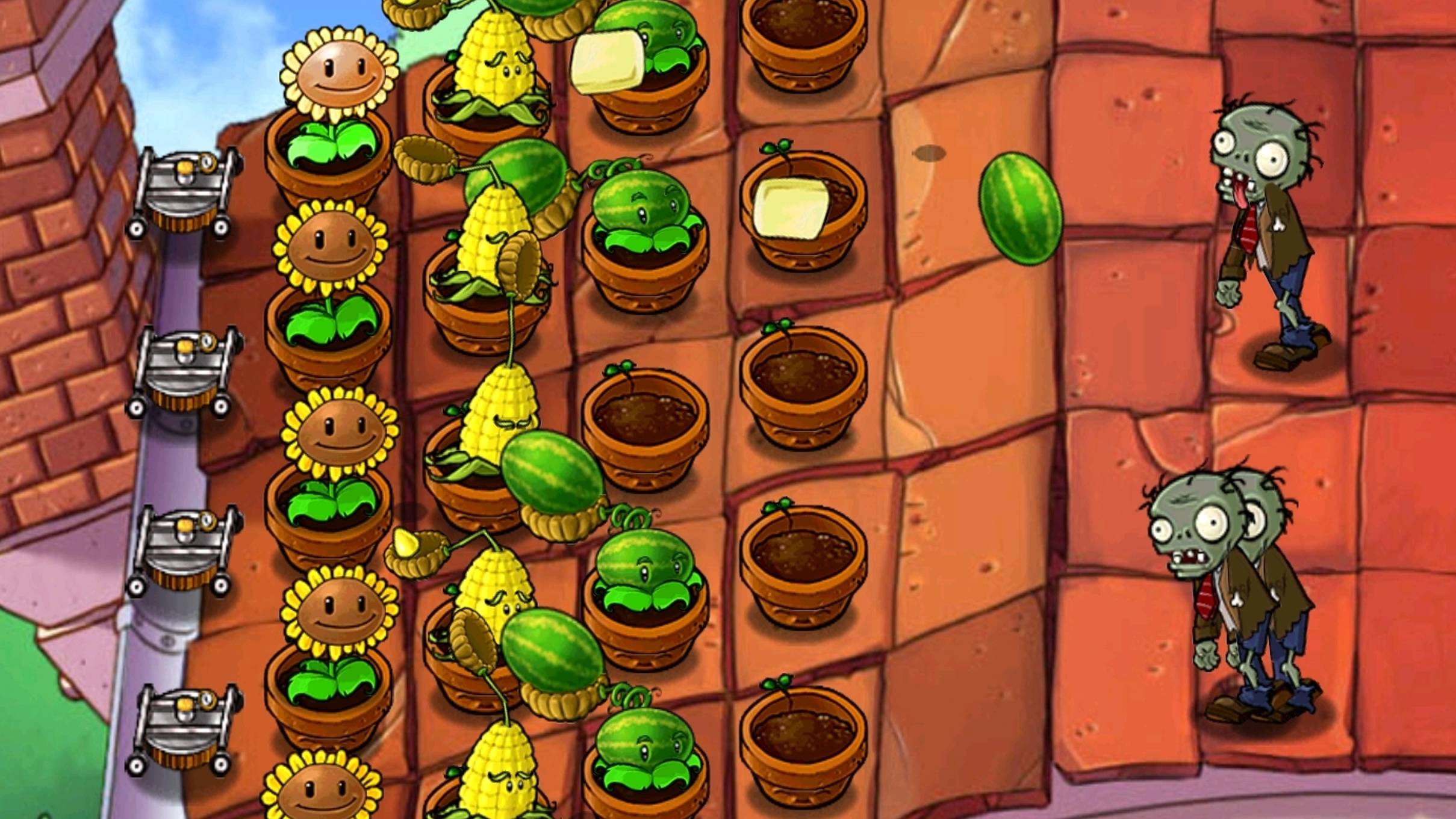 Играю в plants vs zombies смотреть онлайн