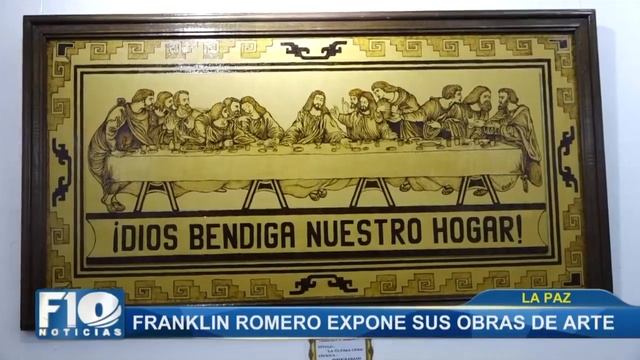 El artista Franklin Romero expone sus obras de arte en el museo Antonio Paredes Candia con la técni смотреть онлайн