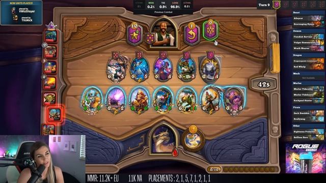 Ocean Comp?! Murlocs + Pirates OP - Hearthstone Battlegrounds смотреть онлайн