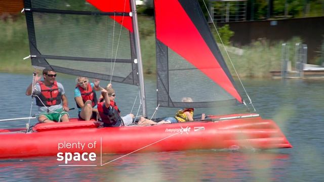 Grabner HAPPY CAT Aufblasbarer Katamaran | Familie