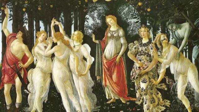 Botticelli, Primavera Боттичелли Весна смотреть онлайн