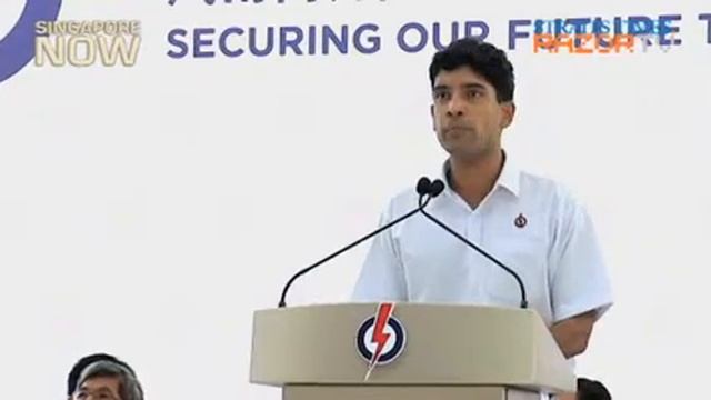 Vikram Nair @ PAP Lunchtime Rally, Boat Quay смотреть онлайн
