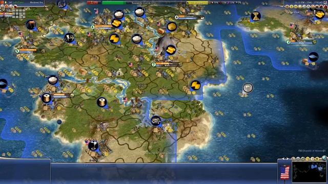Civilization 4 Rise of Mankind Gameplay E19: New Background Music смотреть онлайн