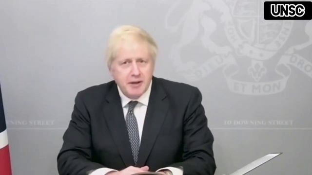 Halo music over Boris Johnson Military investment speech смотреть онлайн