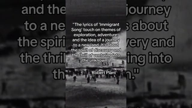Robert Plant Quotes Explaining The Ideas Behind Led Zeppelin’s Immigrant Song смотреть онлайн