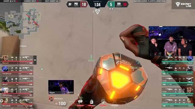 Valorant Streamers Reacts to PRX Monyet Insane Cinema ACE Against Sentinels in VCT Masters Madrid смотреть онлайн