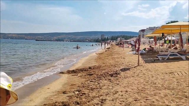 Крым Пляж Жемчужный второй городской пляж Феодосии смотреть онлайн