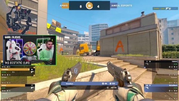 INK MATE В ШОКЕ ОТ ИГРЫ АМКАЛ! | ИНКМЕЙТ СМОТРИТ МАЖОР! (CS 2) #inkmate #leha2077