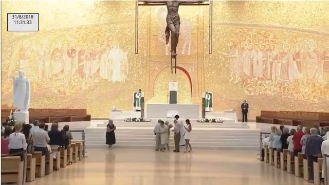 Missa desde a Basílica da Santíssima Trindade do Santuário de Fátima 31.08.2018 смотреть онлайн