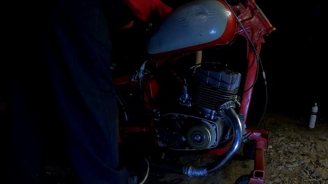 Пуск мотора Ява 638 после капитального ремонта (Jawa 638)