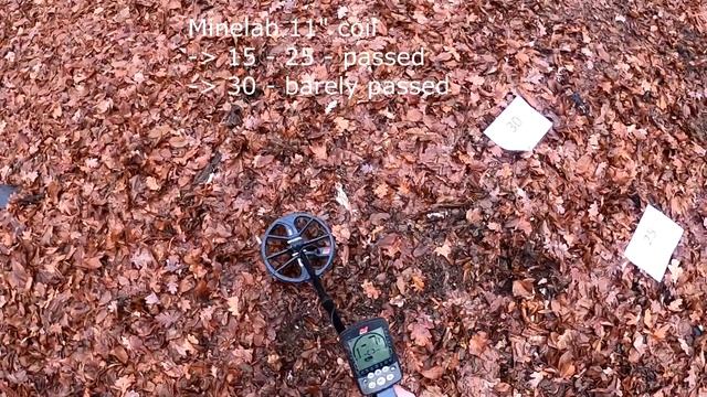 Equinox 800 - different coils . Depth testing: Minelab 6"; 11"; 12x15"; Coiltek 15". смотреть онлайн
