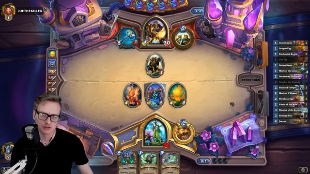 Hearthstone | Wild Budget Aggro Druid | Rise of Shadows смотреть онлайн