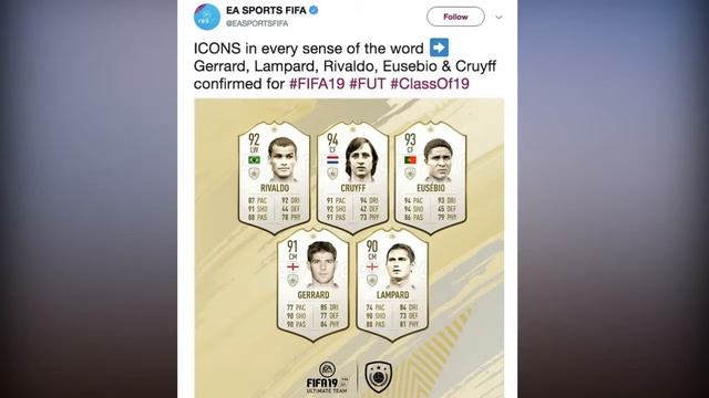 FIFA 19 release new Icons for upcoming game, and finally solve Steven Gerrard vs Frank Lampard смотреть онлайн