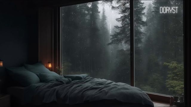 4hours - Relaxing Sleep Music - Soft Rain Sleep - Piano Chill  _ Music Therapy - DorySt