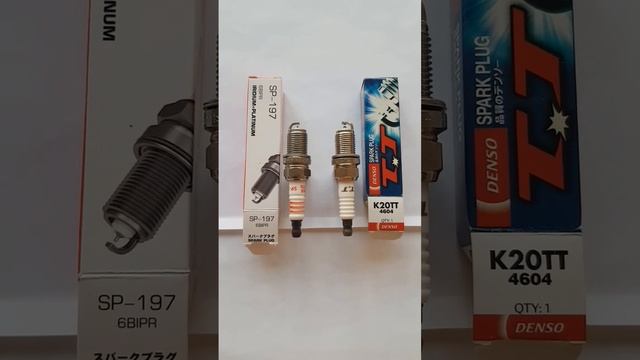 Свечи зажигания Lynx SP-197 против Denso K20TT. смотреть онлайн