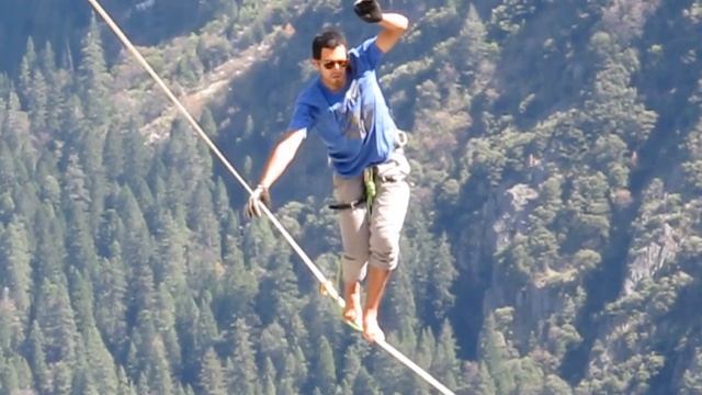 Yosemite Falls Tightrope Accident
