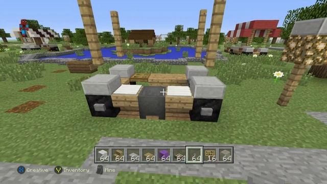 Minecraft Tutorial: How To Make A Food Stand смотреть онлайн