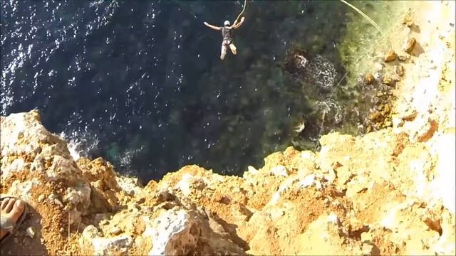 Худяков Максим cape fiolent, ropejumping with skyline x-team in Crimea смотреть онлайн