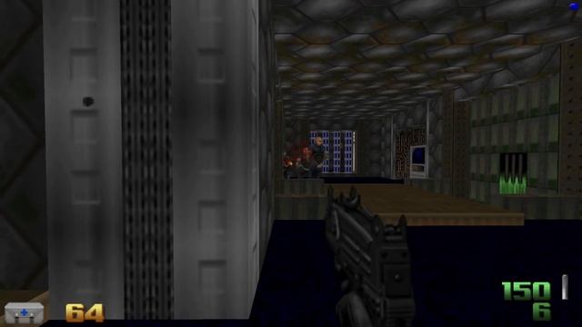 Hellbound + The Space Pirate for Doom 2 - Map 06: Gateway Lab смотреть онлайн