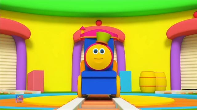 боб поезд цветная поездка обучающие видео для детей на русском