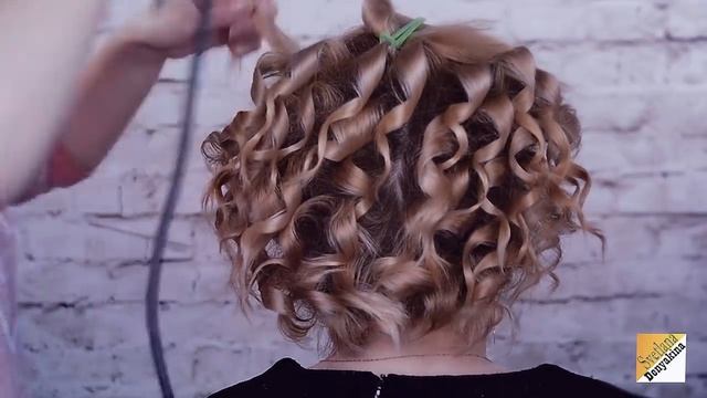Укладка на короткую стрижку №31 _ Curly Hairstyles смотреть онлайн