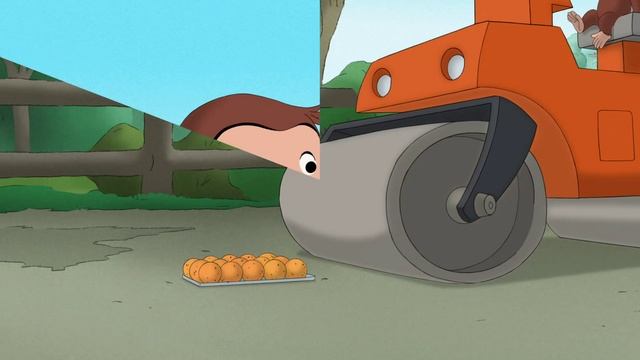 Curious George - 256 - Orange Crush (Learn English Language with subtitles) смотреть онлайн