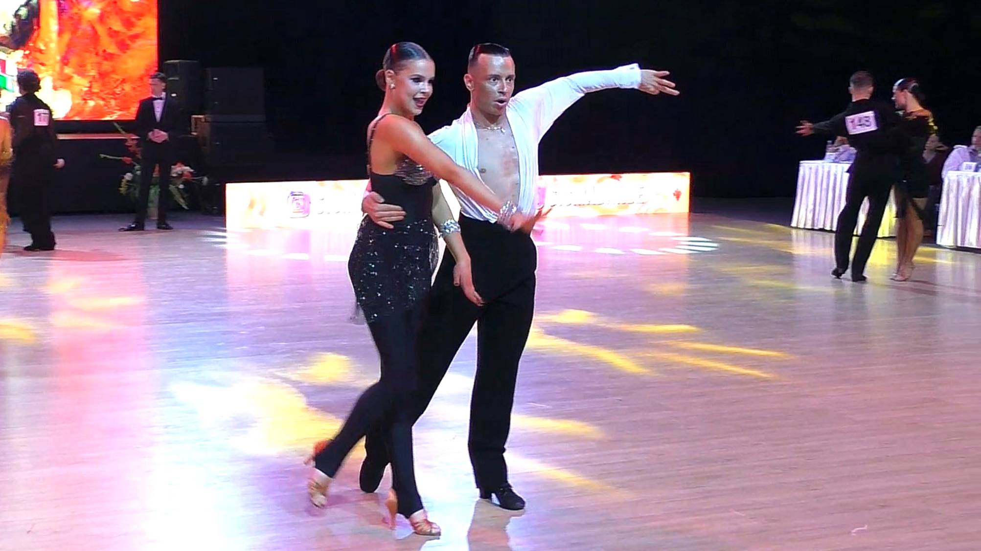 Взрослые La (Open): ча-ча-ча, самба, румба, пасодобль, джайв. "Осенний бал 2024" / бальные танцы смотреть онлайн