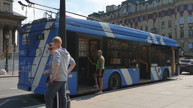 Троллейбус TROLZA MEGAPOLIS Питер