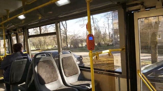 Автобус, маршрут №355 (кольцевой) (объезд улицы Аврова) ЛиАЗ-5292.20 б.5213 (01.05.2022) Петергоф