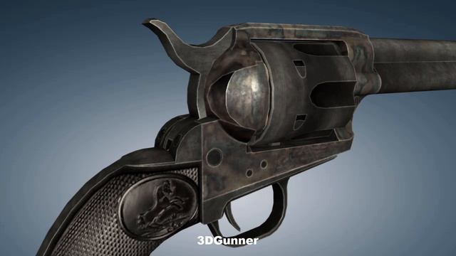 3D Animation: How a Single-Action Revolver works смотреть онлайн