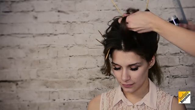 Легкий хвост прическа №12 смотреть онлайн