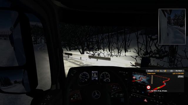 Euro Truck Simulator 2 Суровая Россия Сибирь R5 v.1.36 смотреть онлайн