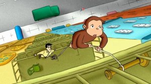Curious George - 55 - The Elephant Upstairs (Learn English Language with subtitles)