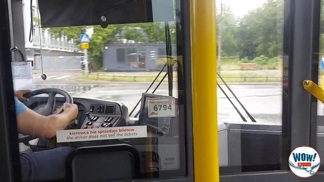 Как живут в Польше. Варшава. За рулем Варшавского автобуса - прогулка по городу #15 смотреть онлайн